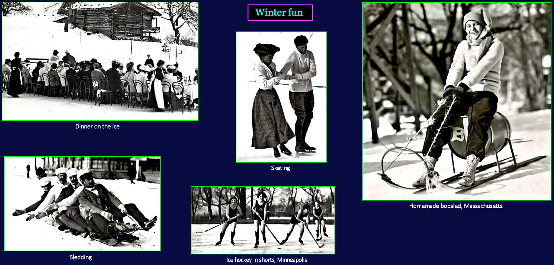 Winter sports, 1920s